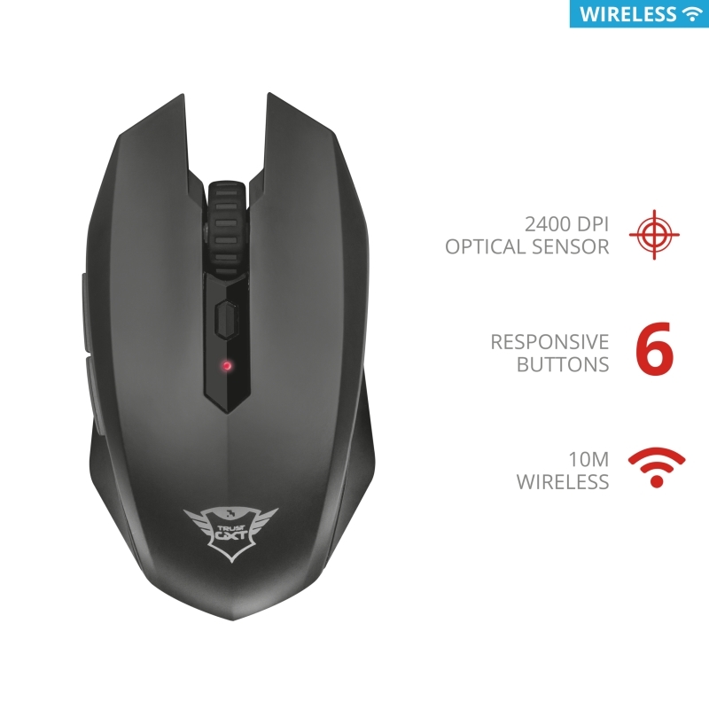 GAMING Zone Геймърски мишки TRUST GXT 115 Macci Wireless Gaming Mouse